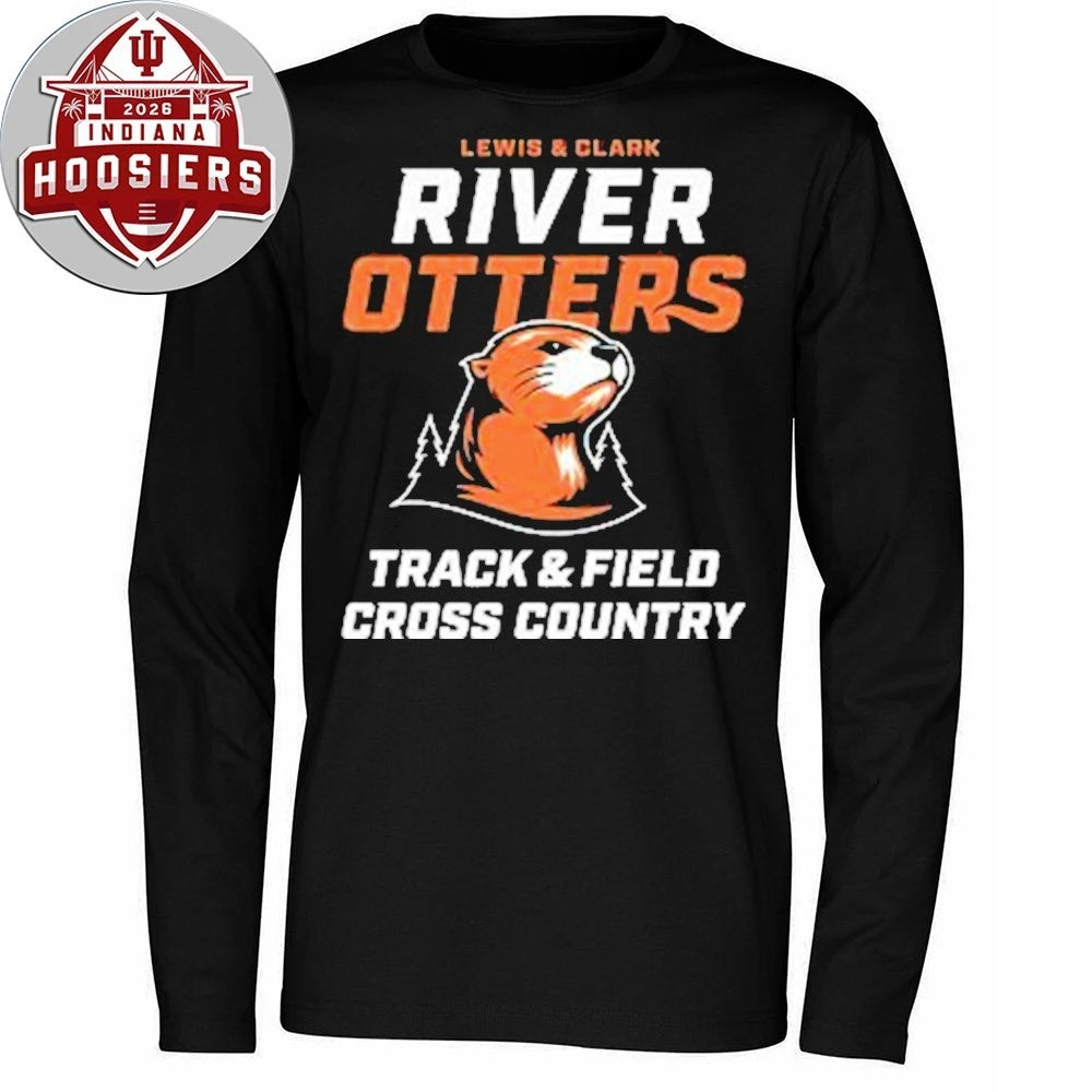 Lewis And Clark River Otters Track And Field Cross Country Logo T-Shirt