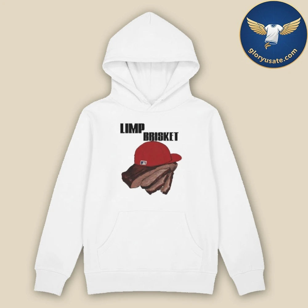 Limp Brisket Hat Red shirt