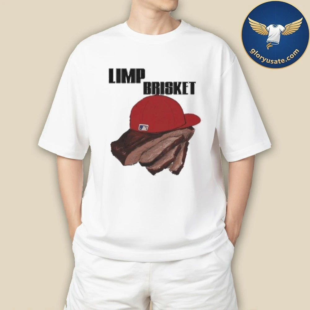 Limp Brisket Hat Red shirt