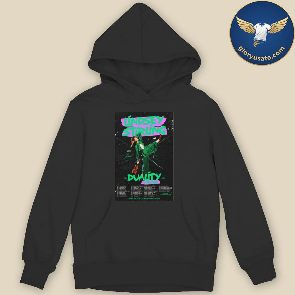 Lindsey Stirling Duality Untamed Tour USA Summer 2026 Poster Shirt