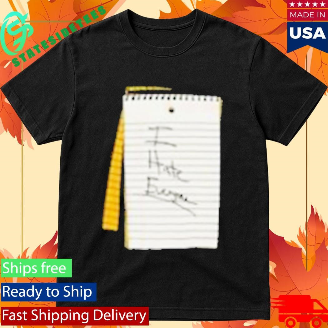 Little Miss Sunshine I Hate Everyone Shirt