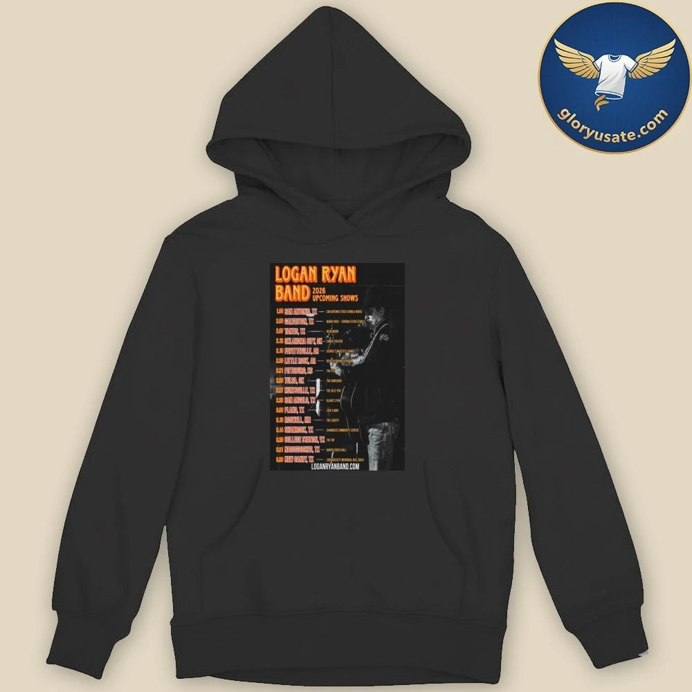 Logan Ryan Band 2026 Upcoming Shows Poster Dates Shirt