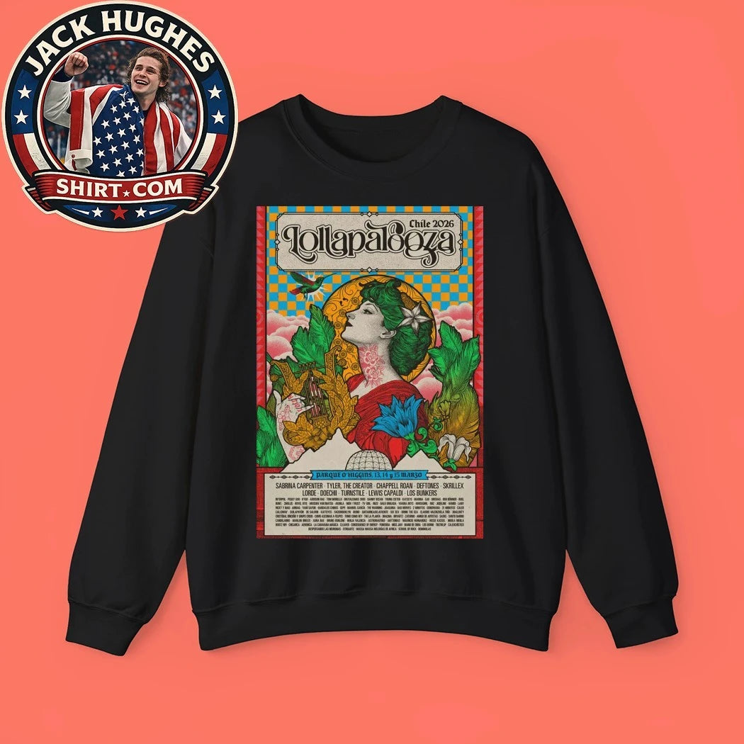 Lollapalooza Parque O’Higgins Chicago March 13-15 2026 Poster Shirt