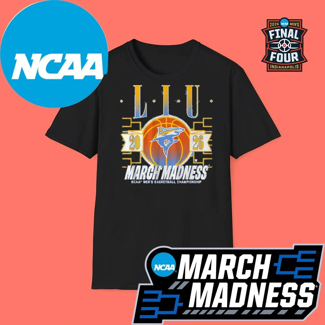 Long Island Sharks MBB 2026 NCAA Women’s Basketball Championship March Madness Logo Shirt