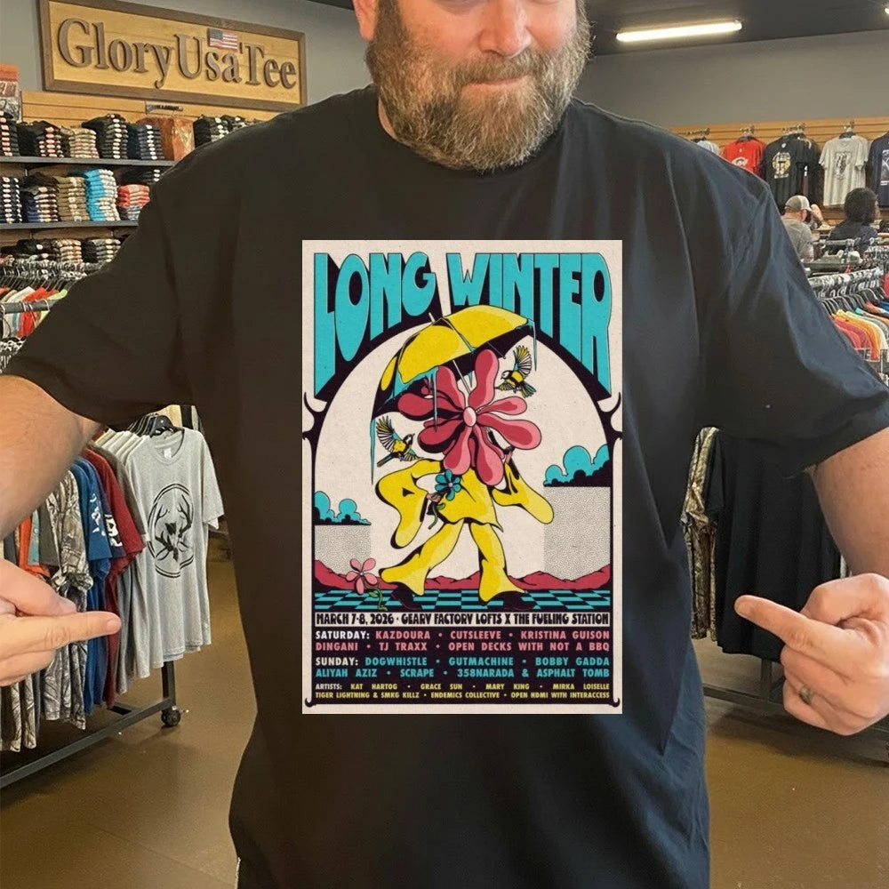 Long Winter March 7-8,2026 Poster Geary Ave. Toronto, ON Shirt