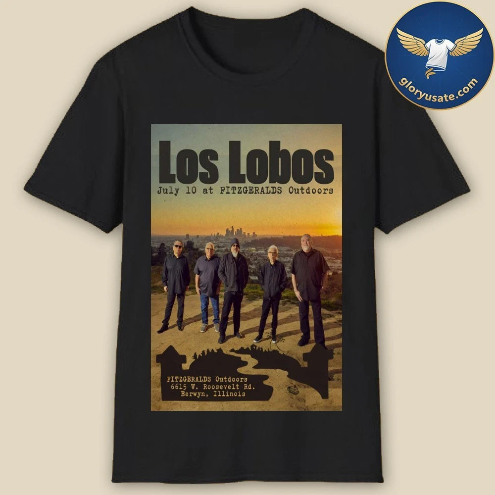 Los Lobos Tour Berwyn IL July 10 2026 Poster Shirt