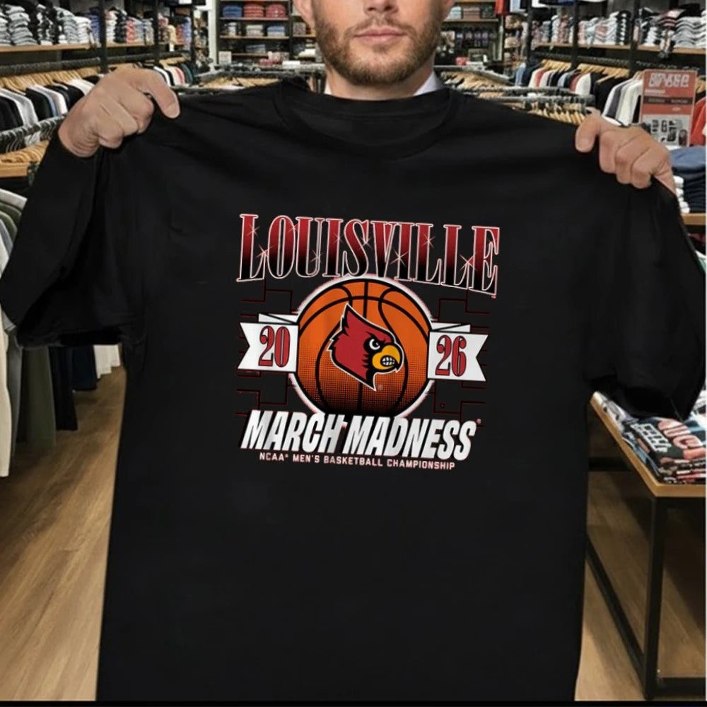 Louisville Cardinals MBB 2026 March Madness NCAA Men’s Basketball Championship Shirt
