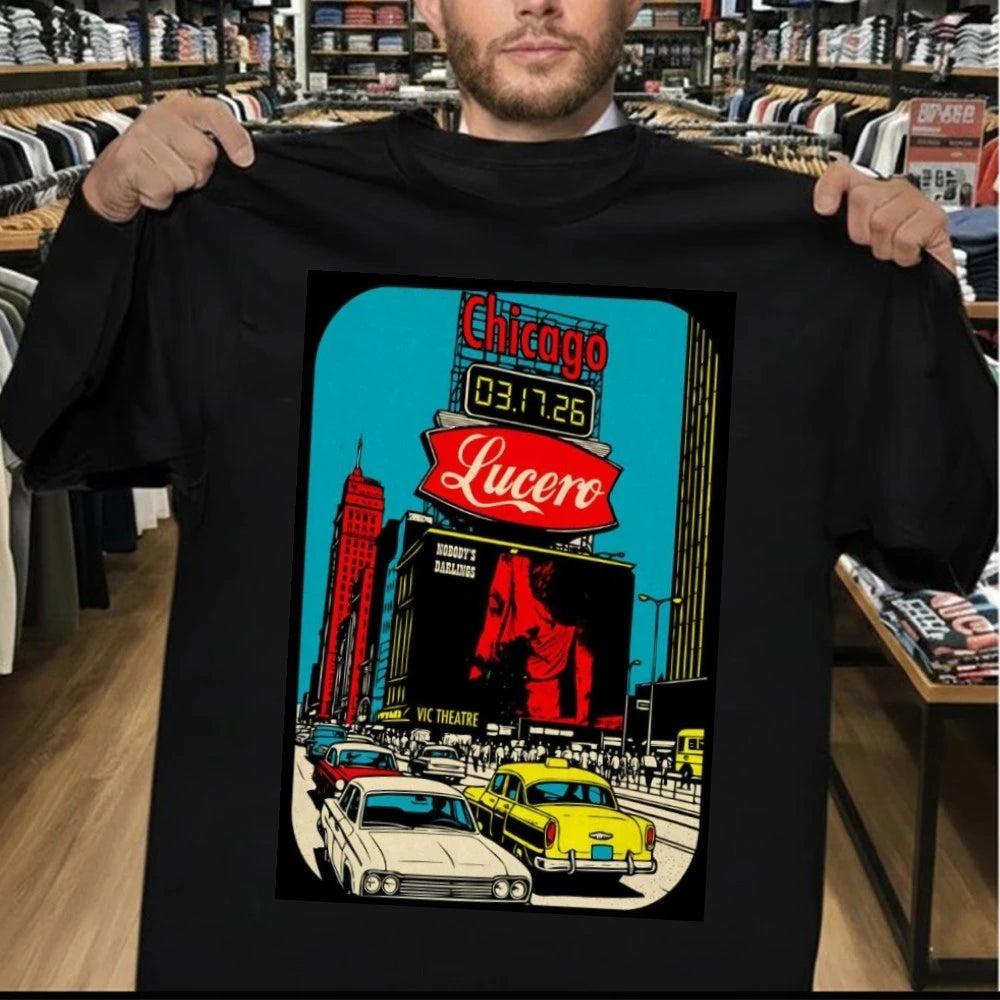 Lucero Mar 17 2026 The VIC Theatre In Chicago IL Poster Shirt