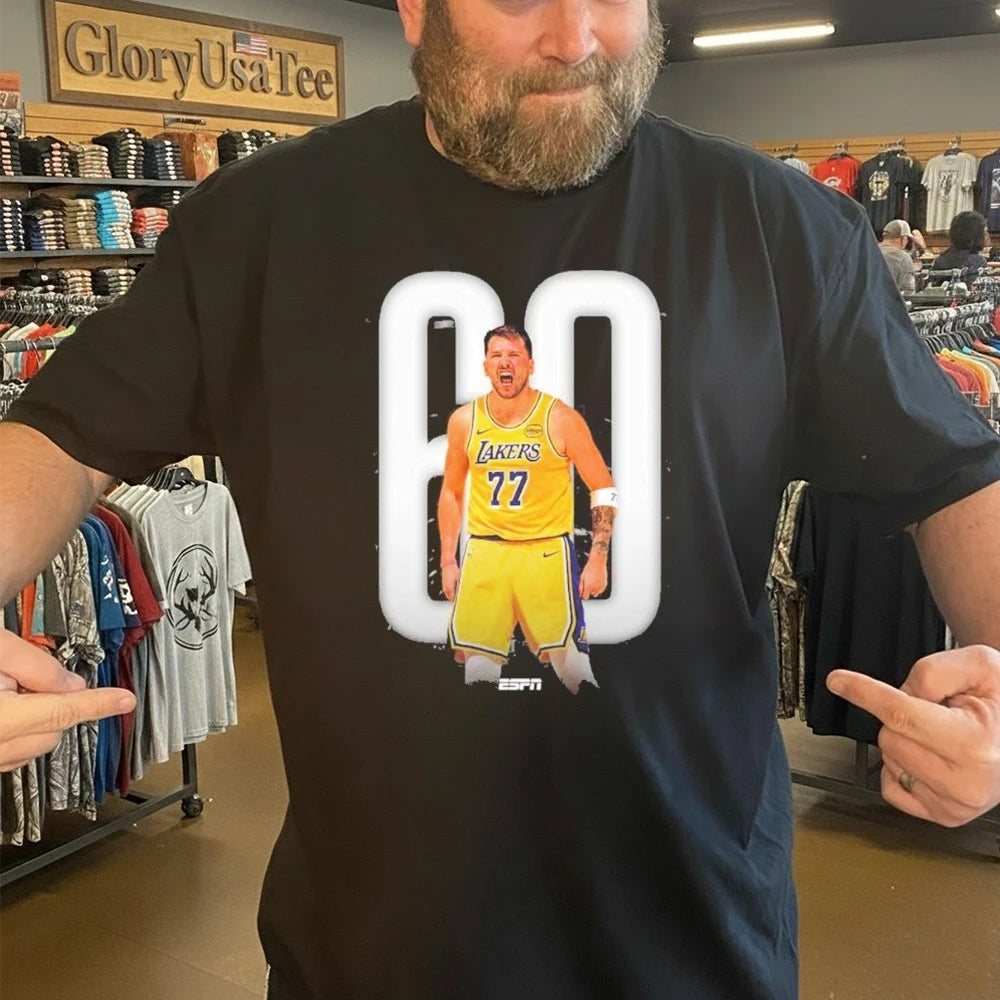 Luka Doncic 60 Points Game Laker vs Miami NBA 2026 Shirt