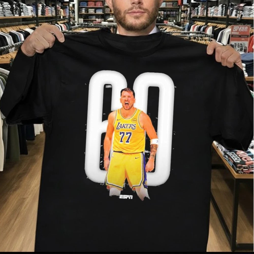 Luka Doncic 60 Points Game Laker vs Miami NBA 2026 Shirt