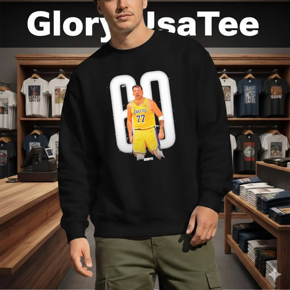 Luka Doncic 60 Points Game Laker vs Miami NBA 2026 Shirt