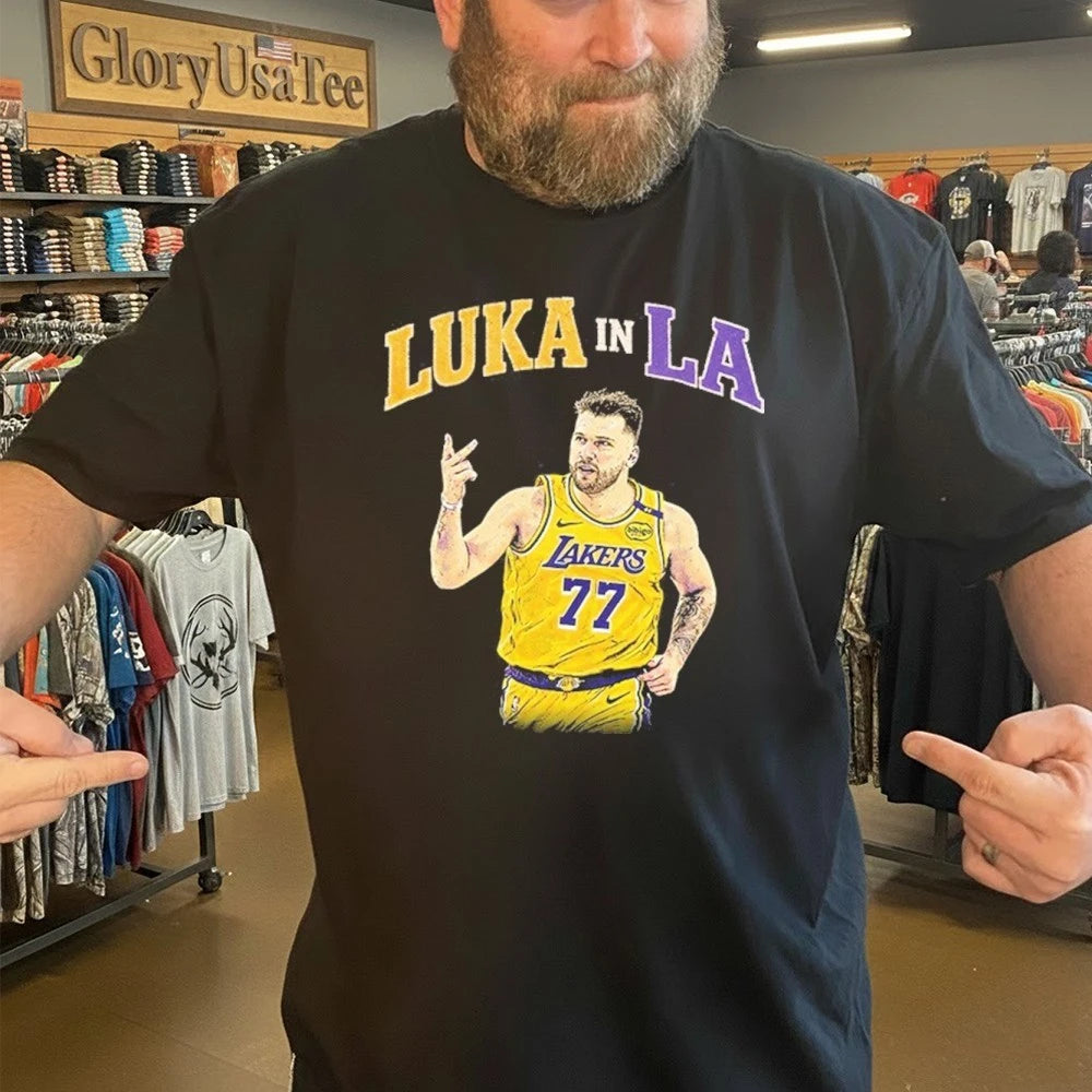 Luka Doncic 77 Los Angeles Lakers Luka In LA Graphic Shirt