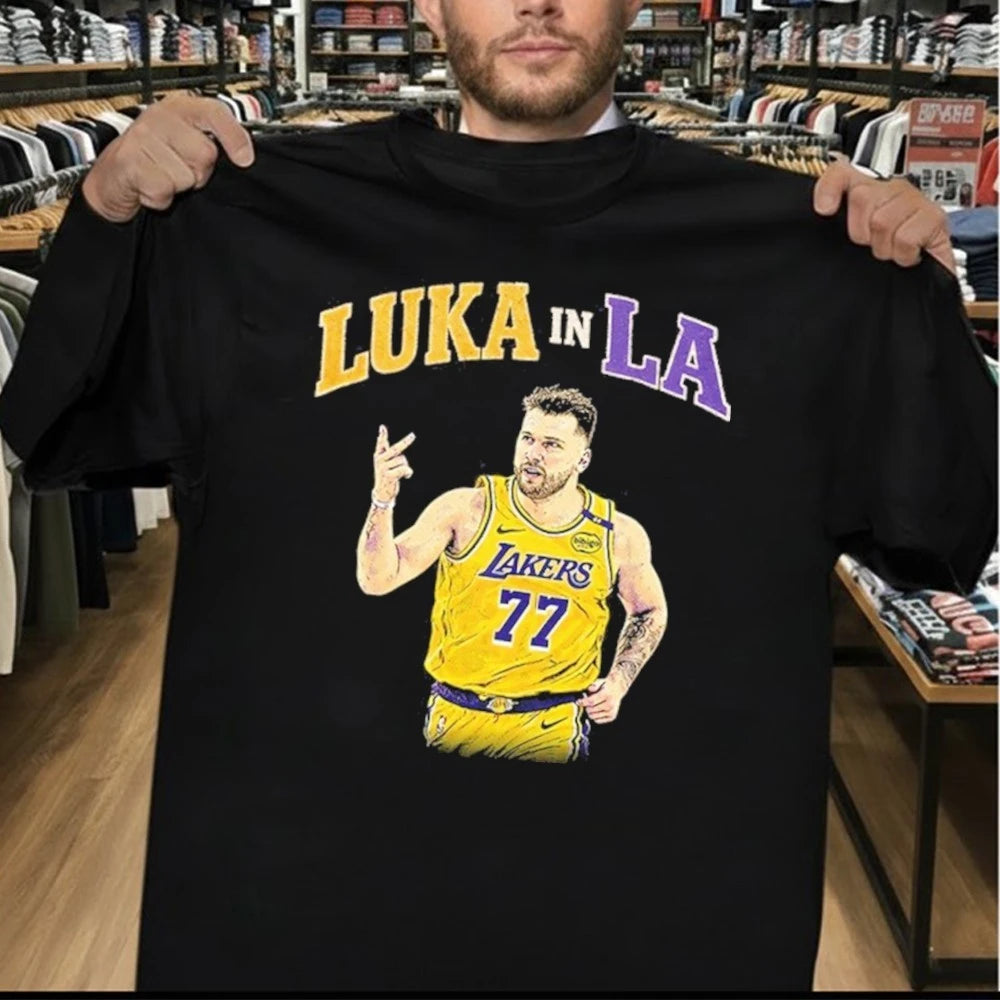 Luka Doncic 77 Los Angeles Lakers Luka In LA Graphic Shirt