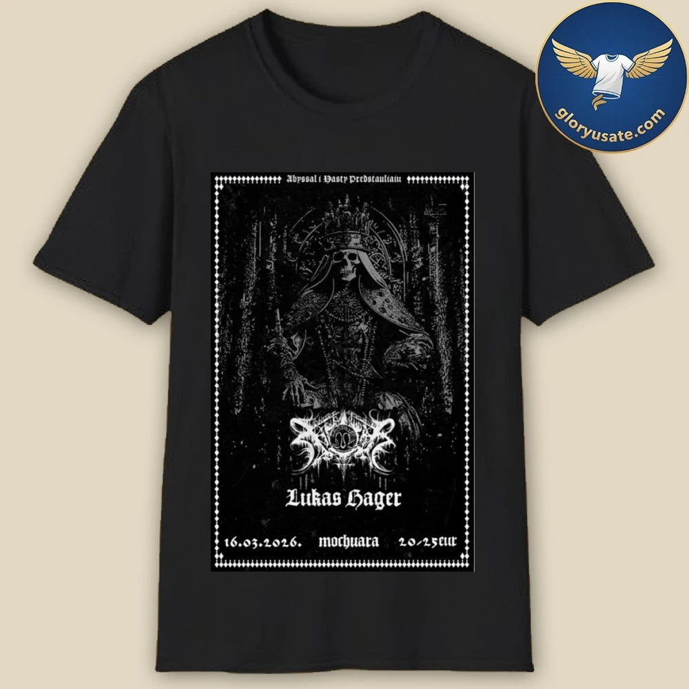 Lukas Hager March 16 2026 Mocvara Poster Shirt