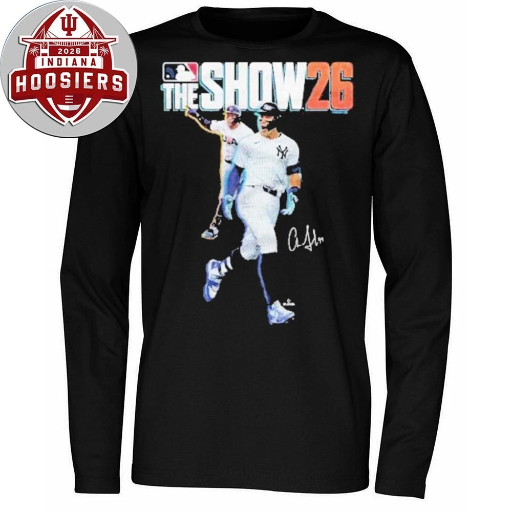 MLB The Show 26 Cover Aaron Judge Signature Logo Shirt