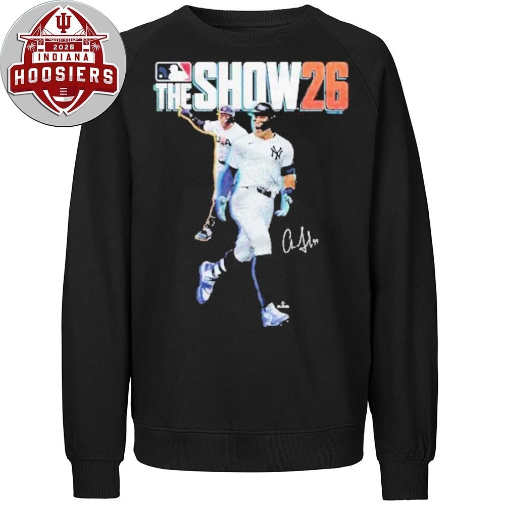 MLB The Show 26 Cover Aaron Judge Signature Logo Shirt