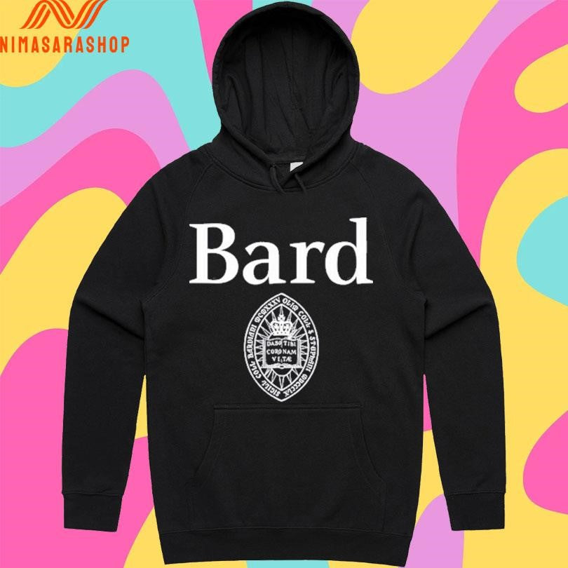 Mads Campbell Wearing Bard College Logo Shirts