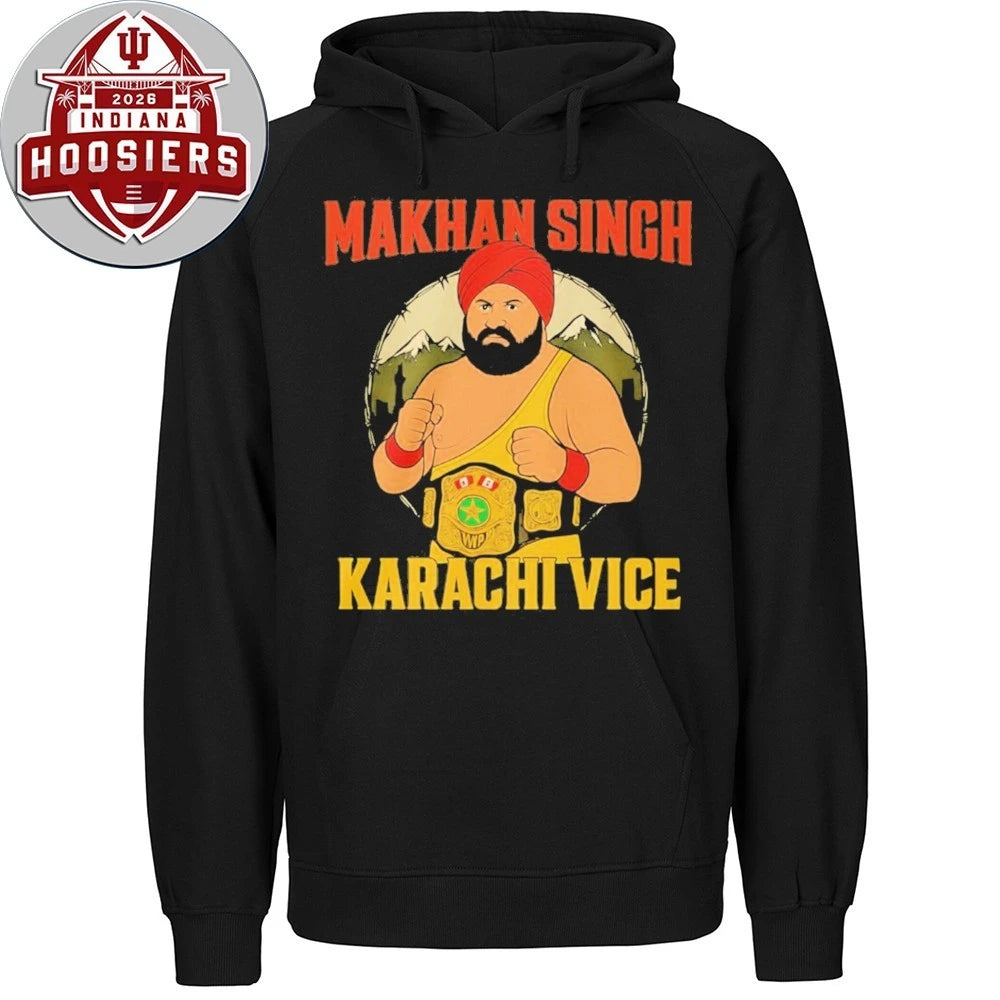 Makhan Singh Karachi Vice Professional Wrestler Shirt
