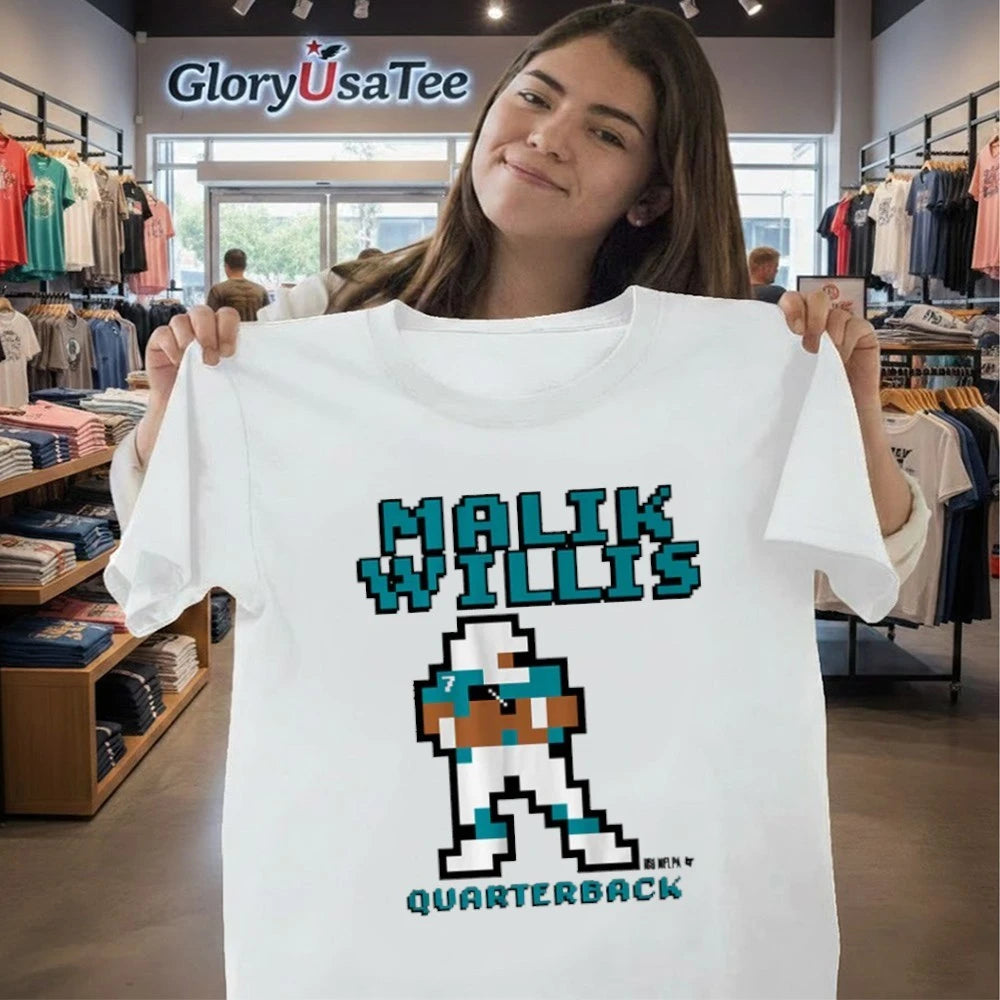 Malik Willis Retro Baller Miami Quarterback Shirt