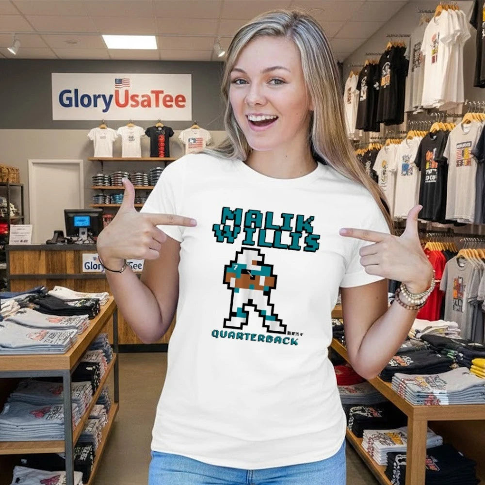 Malik Willis Retro Baller Miami Quarterback Shirt