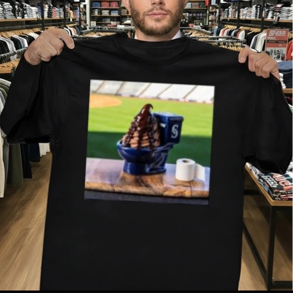Mariners Big Dumper Sundae Chocolate Ice Cream Toilet Shirt