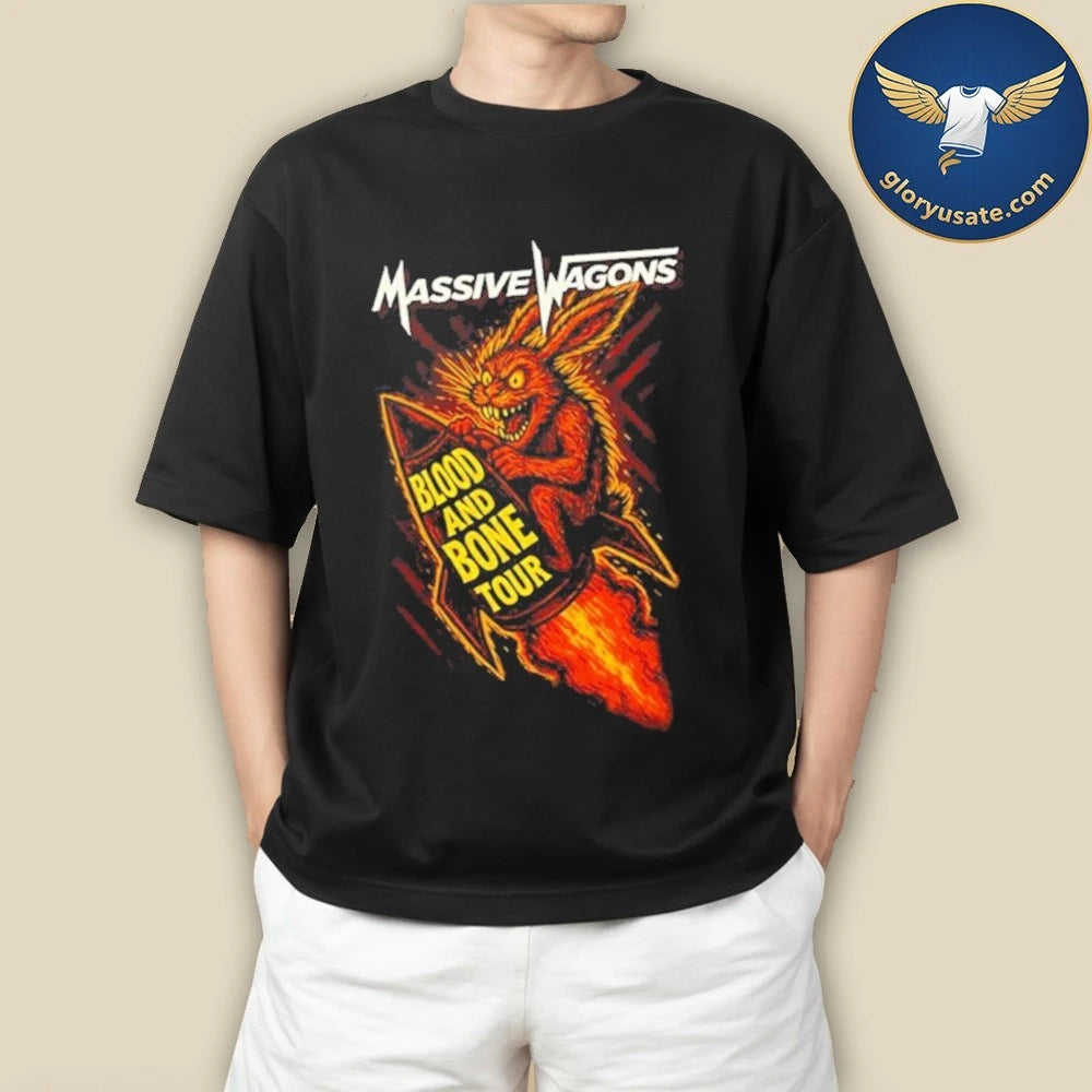 Massive Wagons Blood &amp; Bone European Tour-Shirt