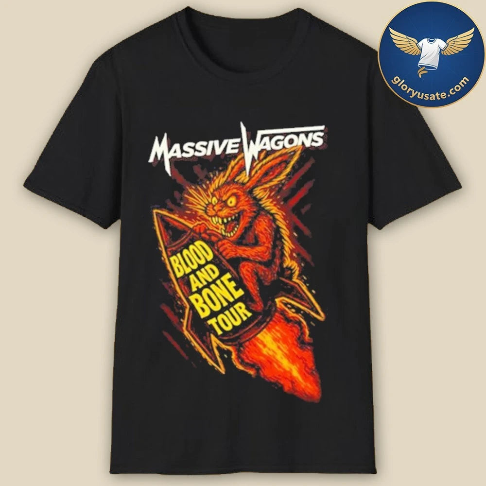Massive Wagons Blood &amp; Bone European Tour-Shirt