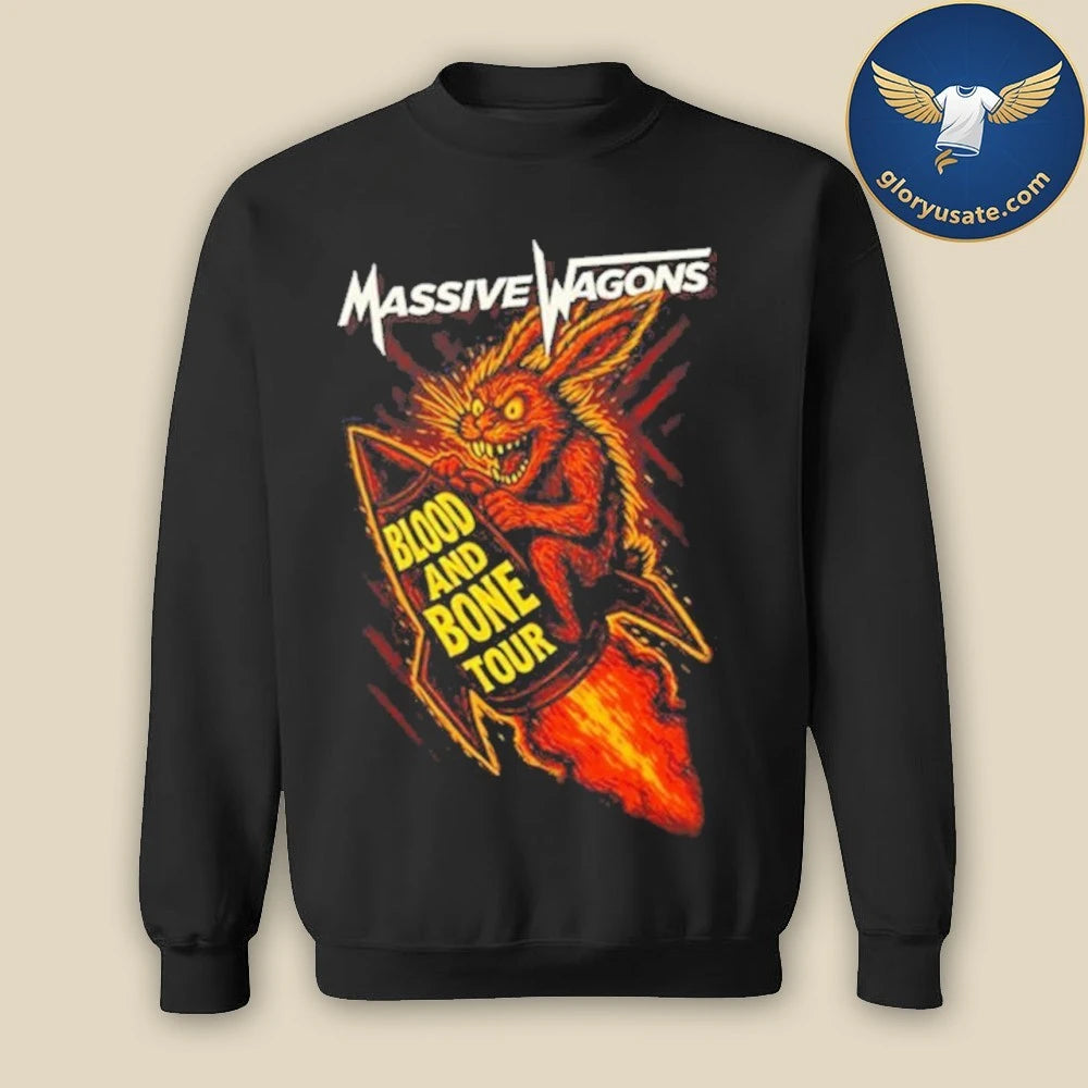 Massive Wagons Blood &amp; Bone European Tour-Shirt