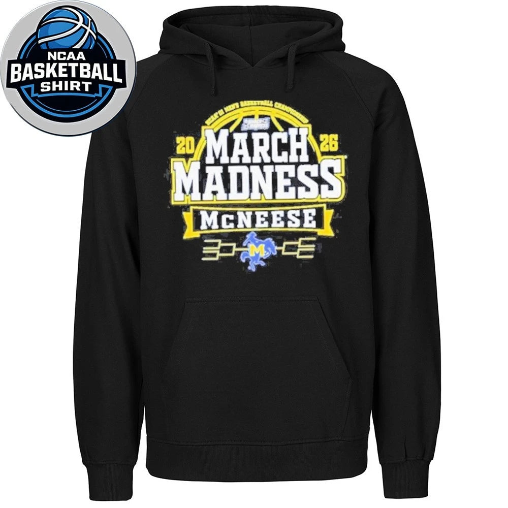 McNeese State Cowboys Blue 2026 Men’s Basketball March Madness Bound Shirt
