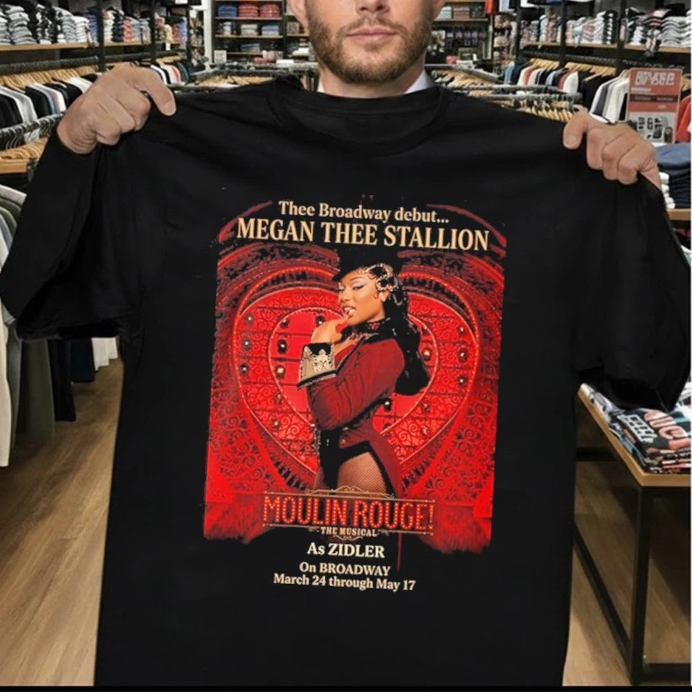 Megan Thee Stallion Thee Broadway Debut As Zidler In Moulin Rouge The Musical On Broadway March 24 2026 Shirt
