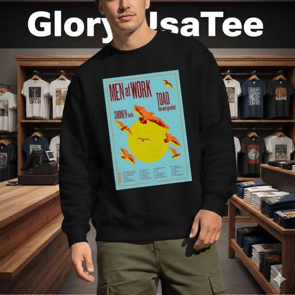 Men At Work Summer Tour 2026 Poster Shirt