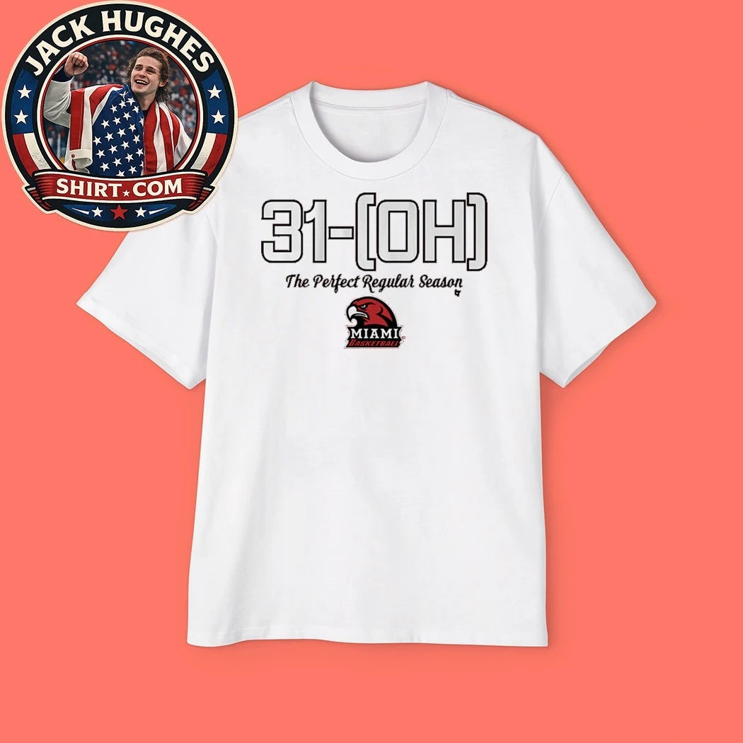Miami 31 OH Basketball The Perfect Season Logo  Shirt