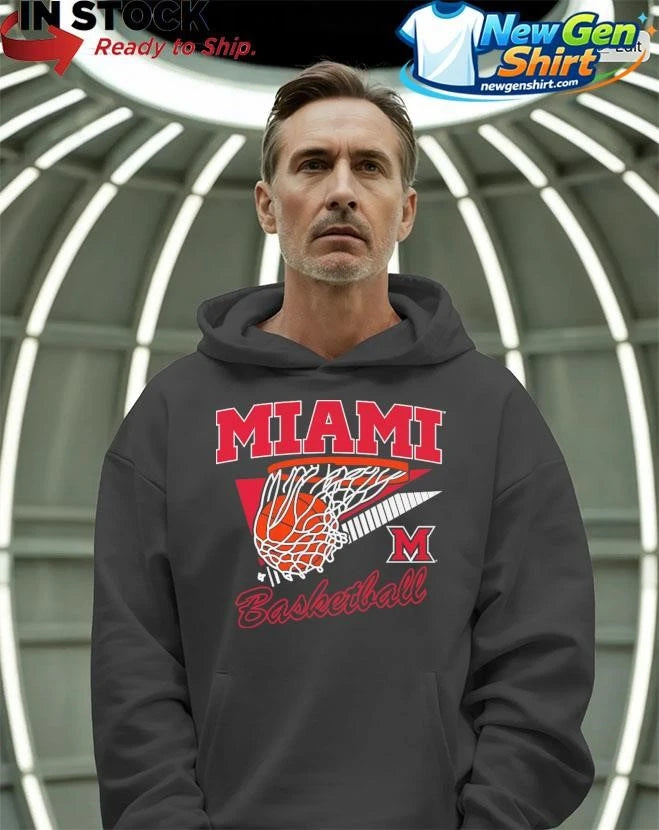 Miami (OH) Basketball Retro Swish Shirt