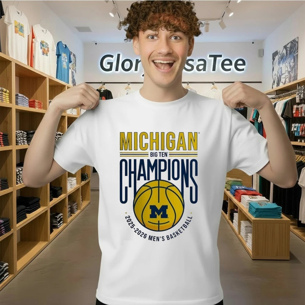 Michigan Men’s Basketball 2025-2026 Big Ten Regular Season Champions Shirt