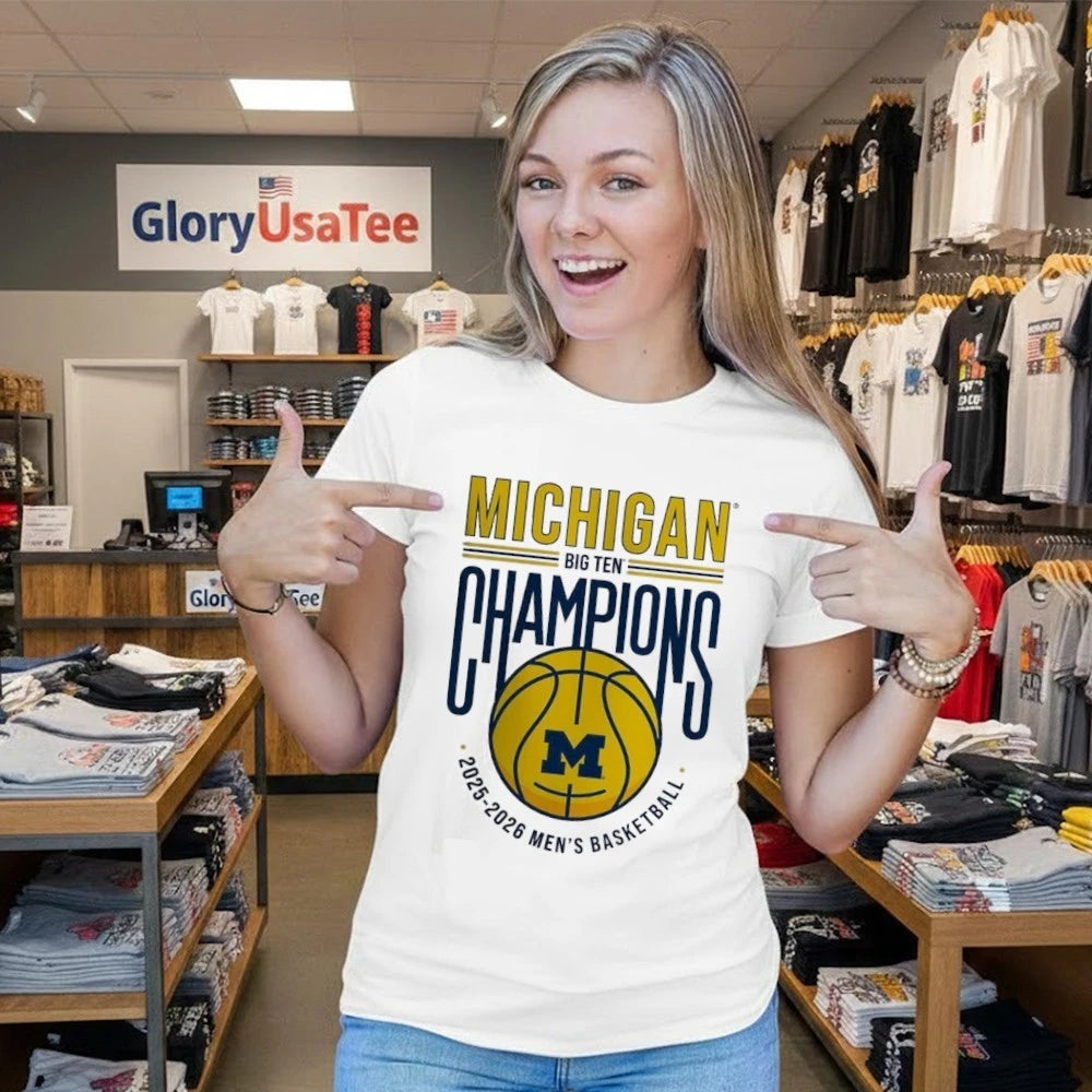 Michigan Men’s Basketball 2025-2026 Big Ten Regular Season Champions Shirt
