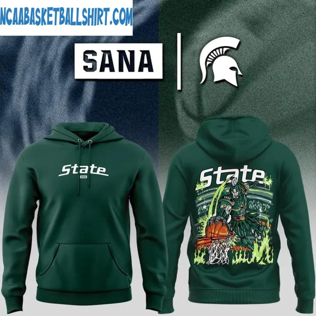 Michigan State Men’s Basketball x SANA Collections 2026 Logo Shirt