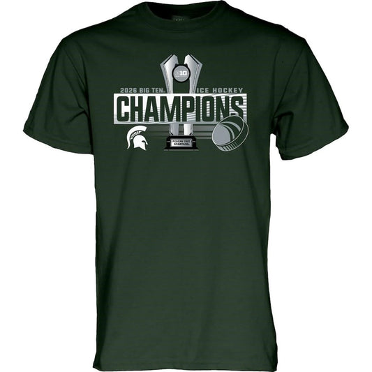 Michigan State Spartans 2026 Big Ten Men’s Hockey Regular Season Champions Locker Room Shirt