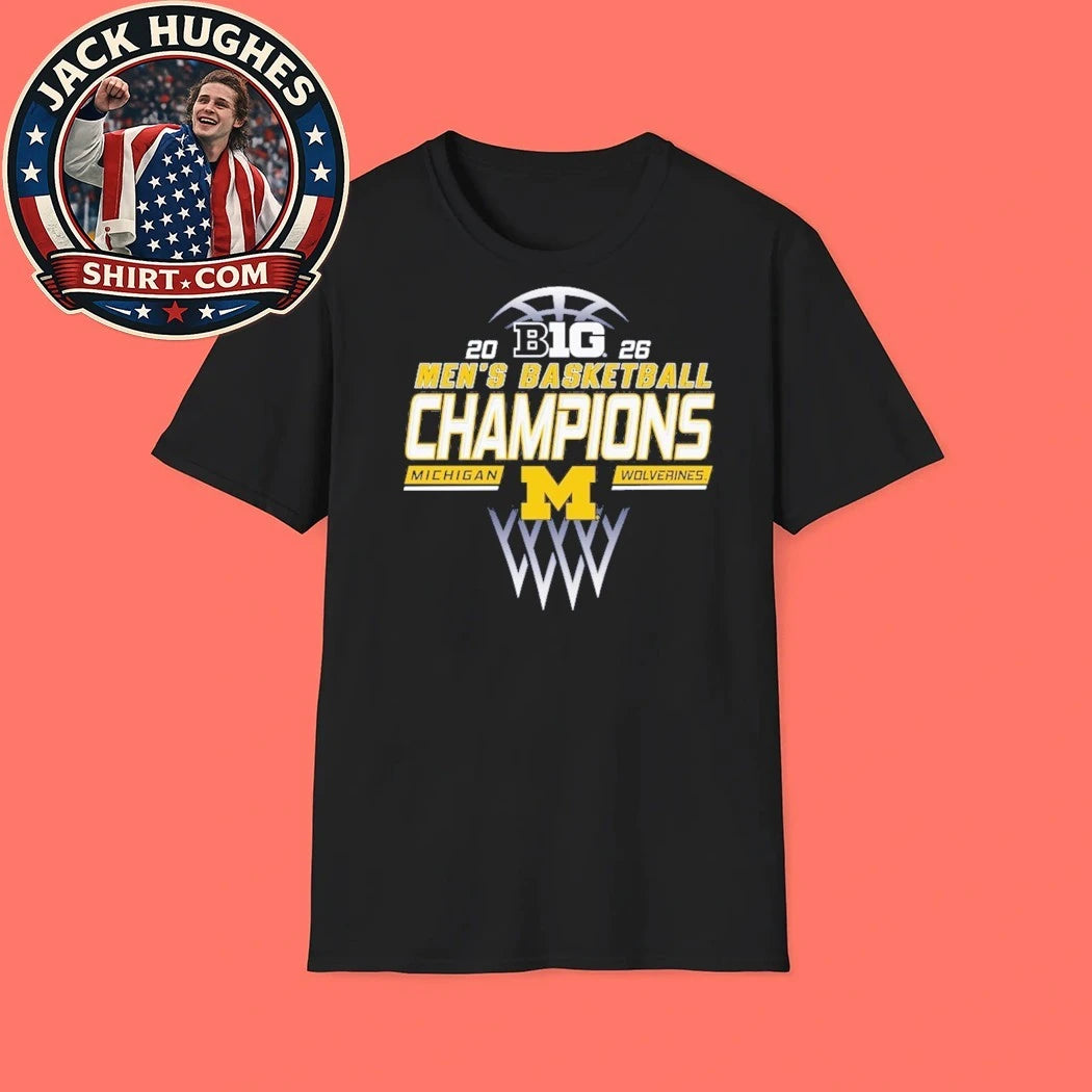 Michigan Wolverines Blue 84 Unisex 2026 Big Ten Men’s Basketball Regular Season Champions Shirt