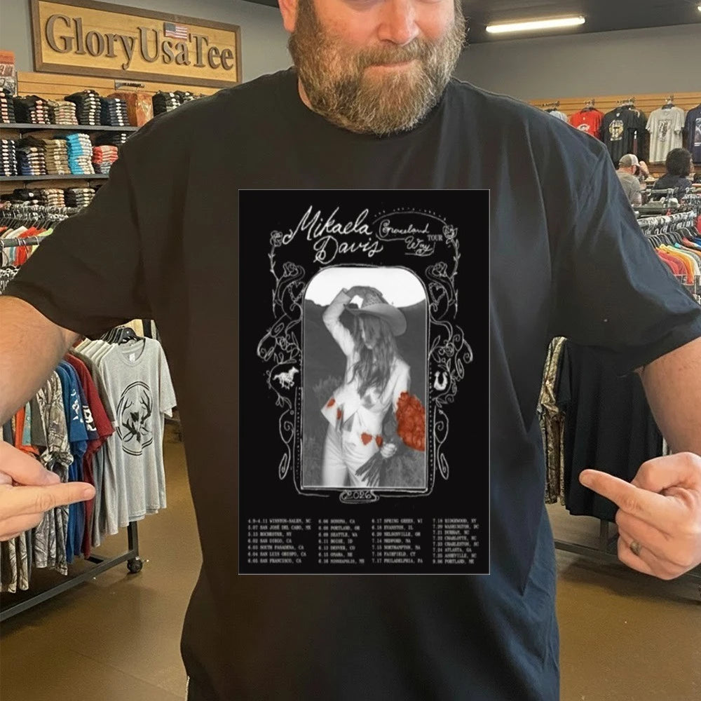 Mikaela Davis Graceland Way Tour 2026 Poster Shirt
