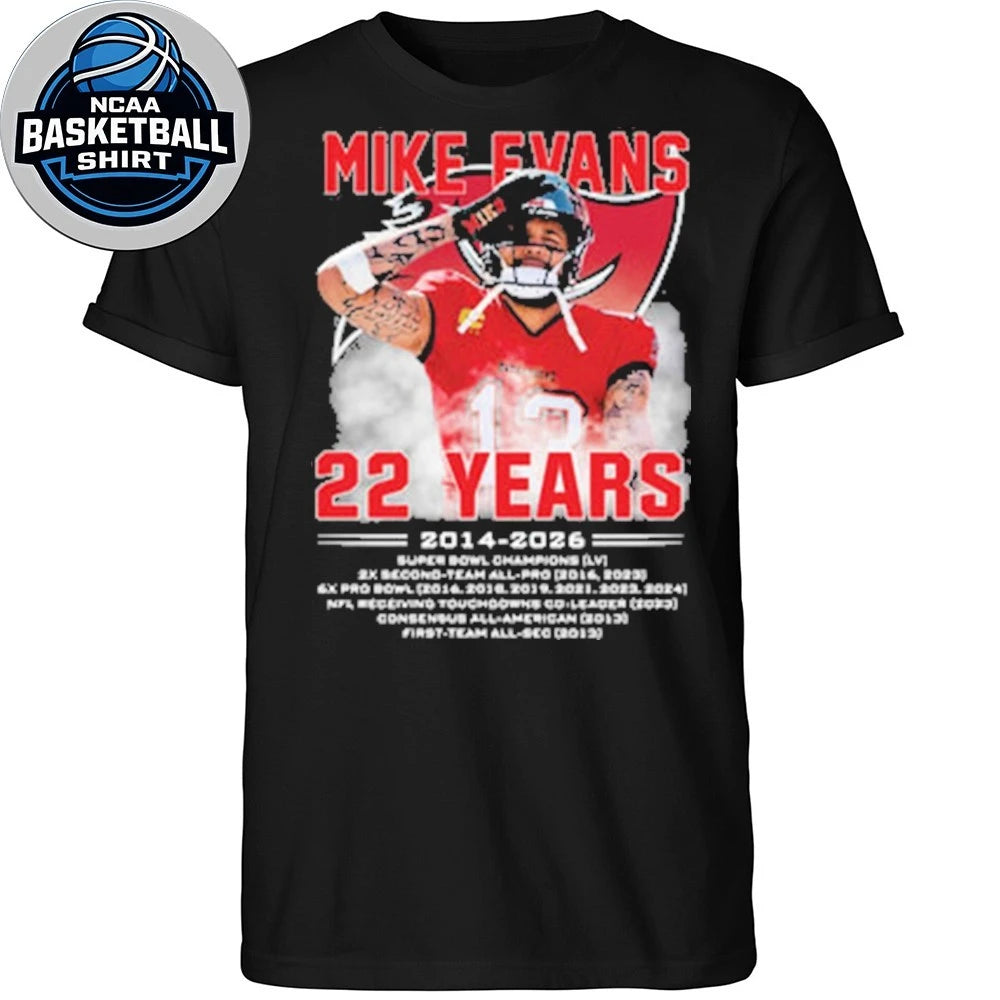 Mike Evans 22 Years 2014 2026 Shirt