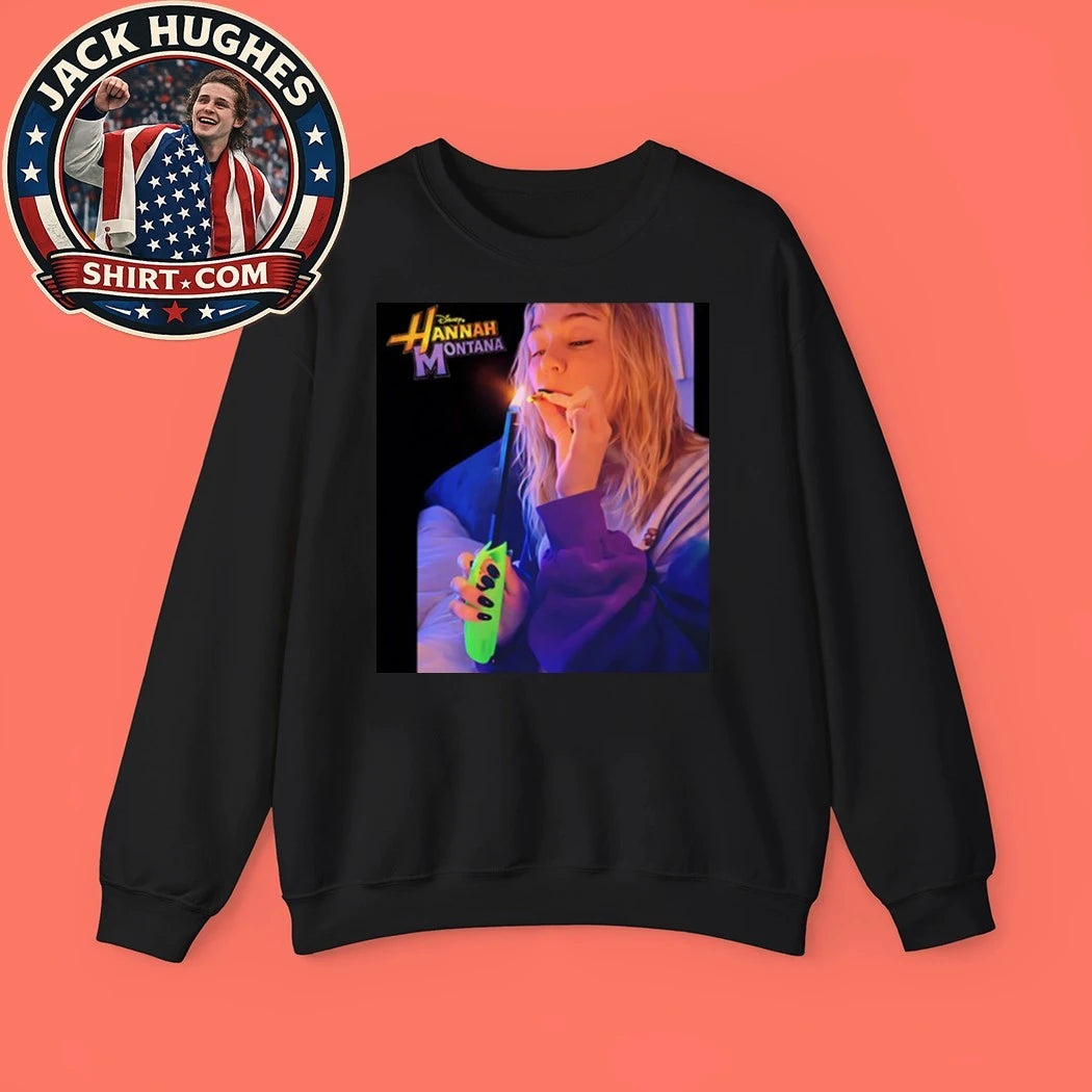 Miley Cyrus Hannah Montana Smoking Women Shirt