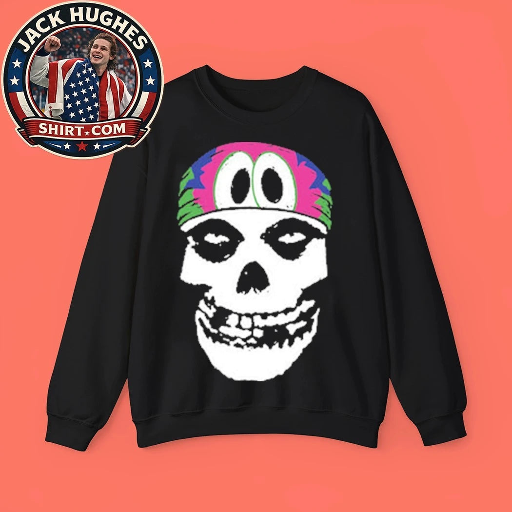 Misfits Philadelphia Phillies Misphits Phillie Phanatic Mascot And Skull Shirt