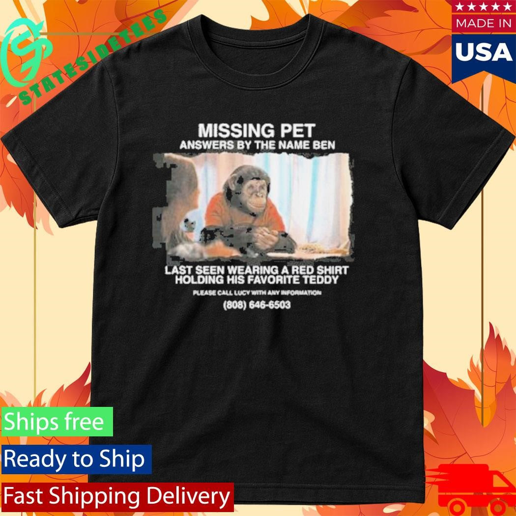Missing Pet Answers By The Name Ben Last Seen Wearing A Red Shirt