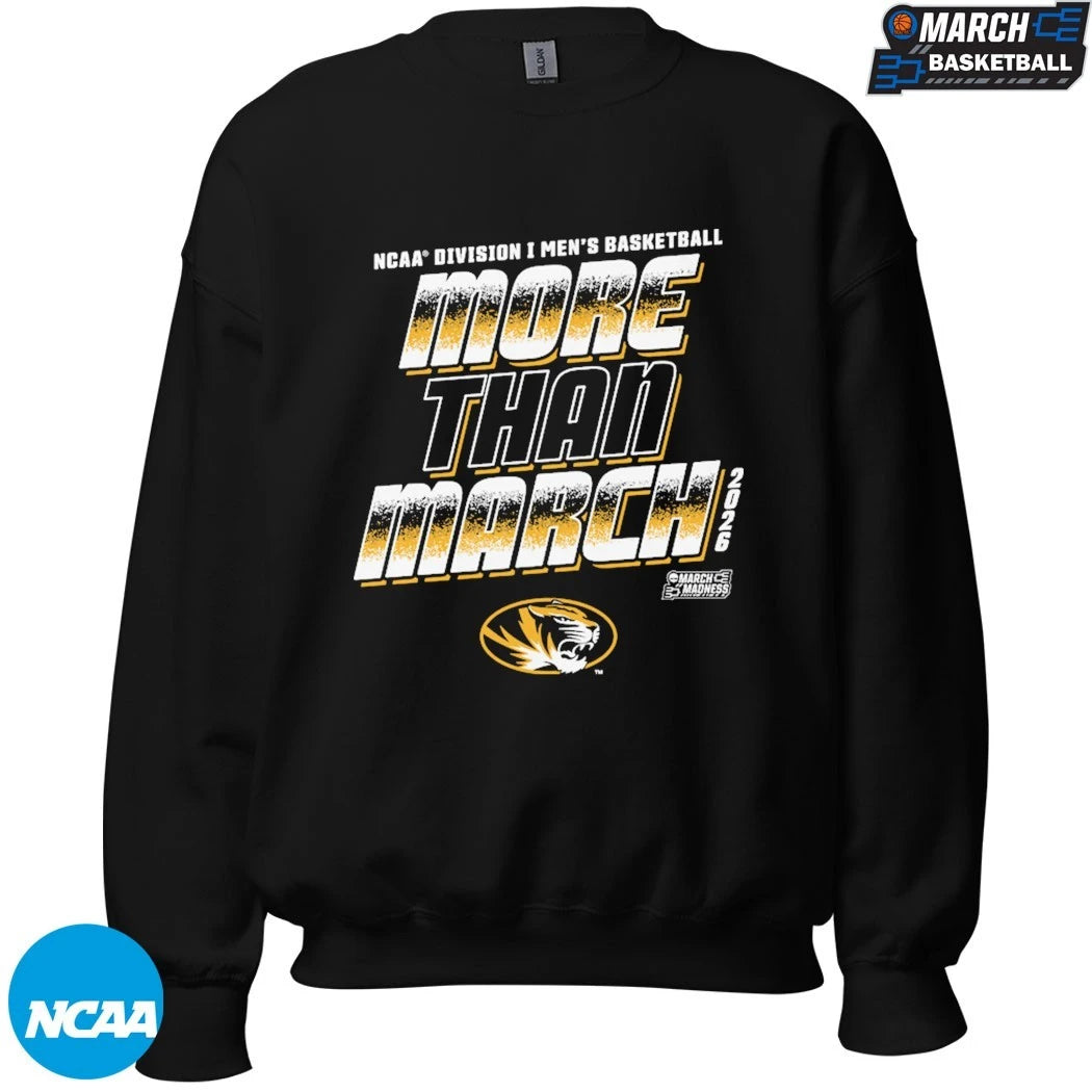Mizzou Tigers More Than March NCAA Women’s Basketball March Madness 2026 T-shirts