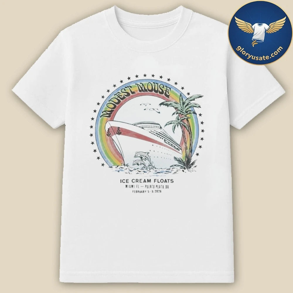 Modest Mouse Ice Cream Floats Norwegian Pearl Shirt