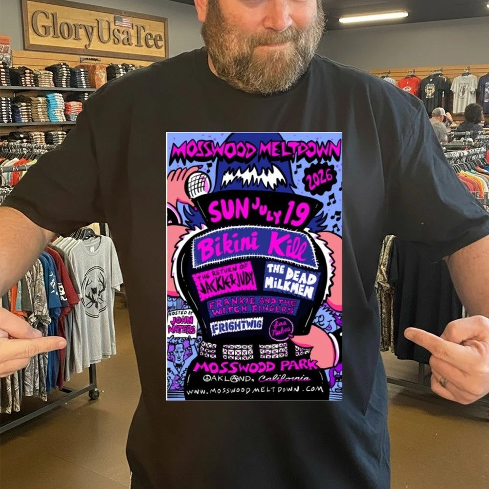 Mosswood Meltdown July 19 2026 Oakland, CA Event Poster Shirt