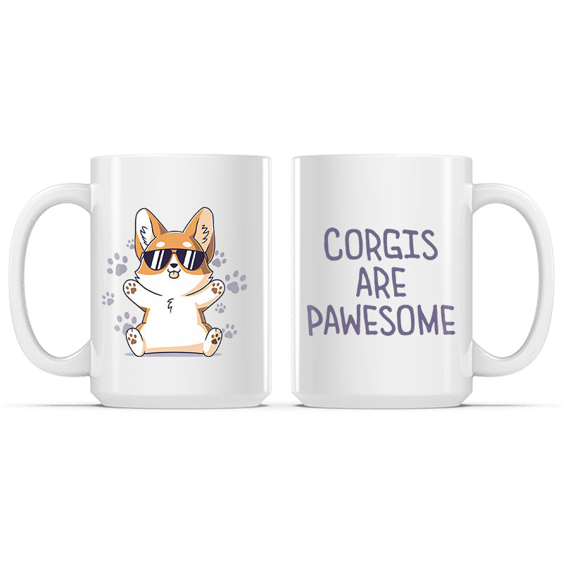 Corgis are Pawesome Mug