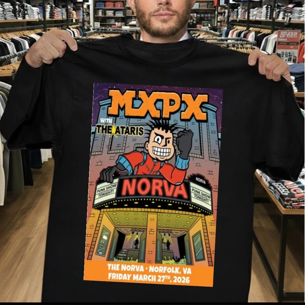 MxPx March 27 2026 The Norva, Norfolk, VA Poster Shirt
