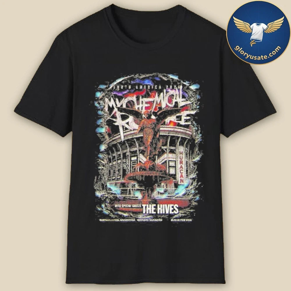 My Chemical Romance Feb 1 2026 Estadio Huracan Argentina T-Shirt