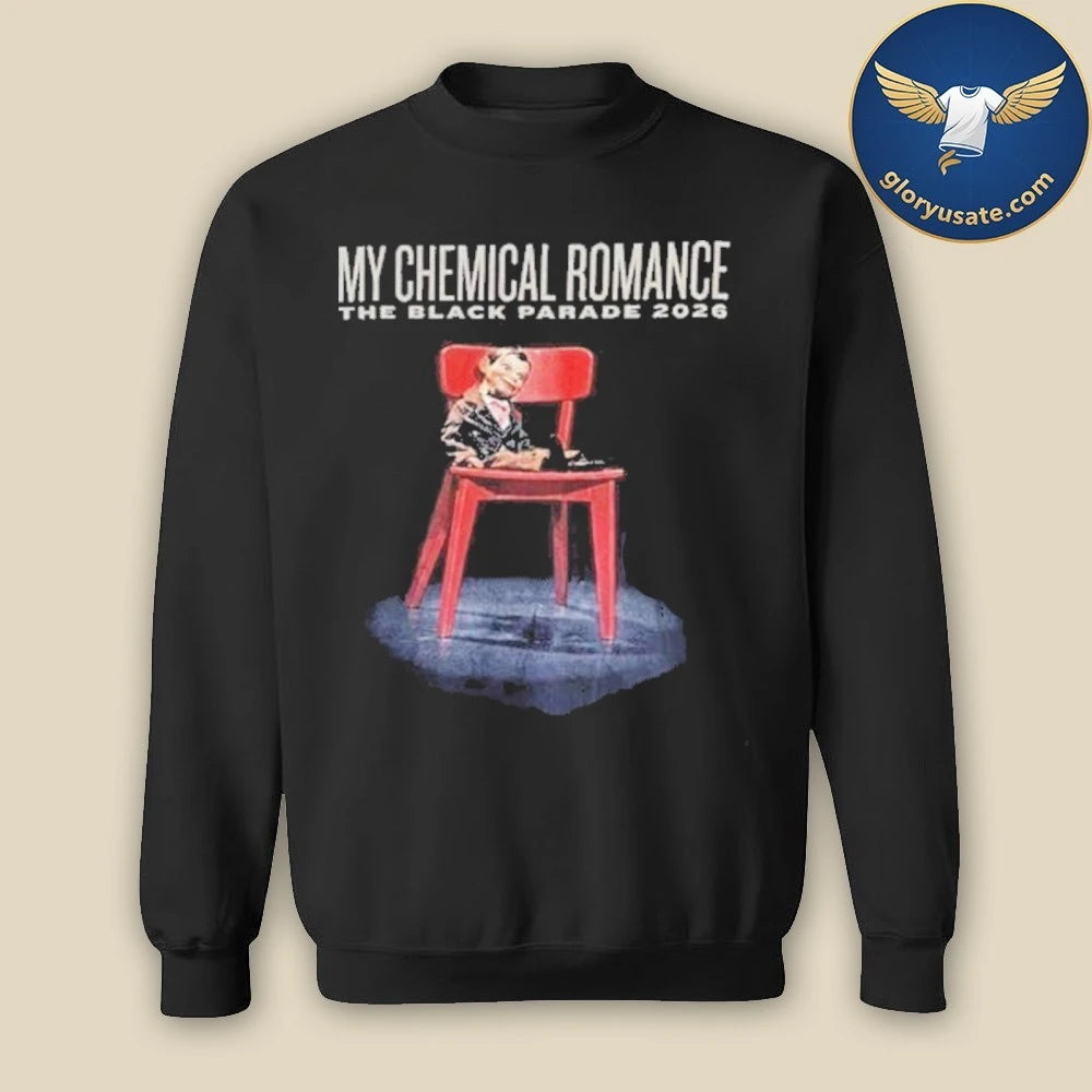 My Chemical Romance Merch Argentina Sourth America 2026 Tour At Estadio Huracan In Buenos Aires On February 1 2026 The Black Parade Shirt